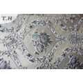 Tissu jacquard floral de tapisserie d&#39;ameublement sans chenille